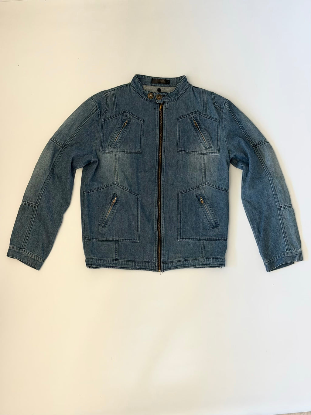 Biker-denimjakke