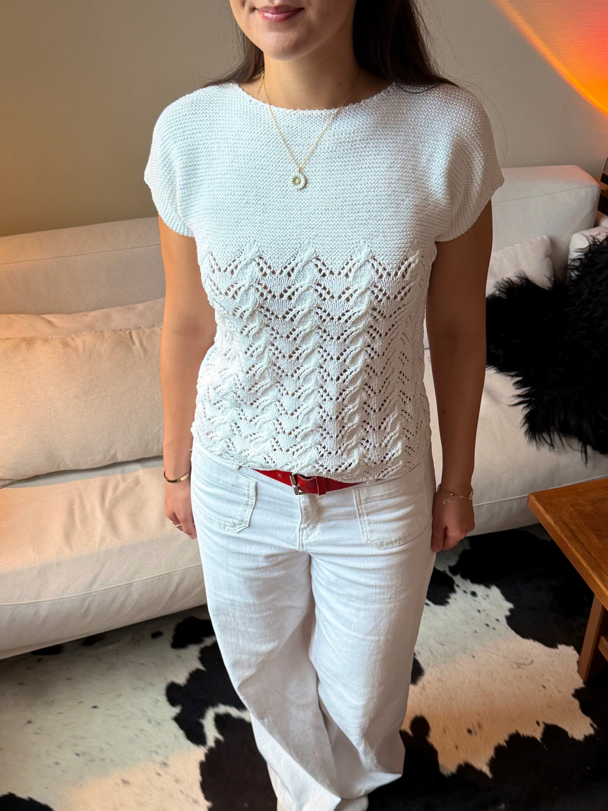 Strikket topp