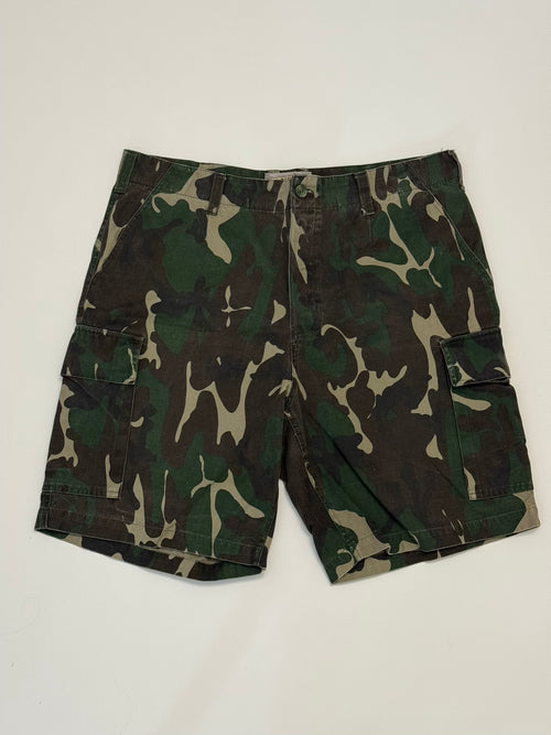 Camo cargo shorts