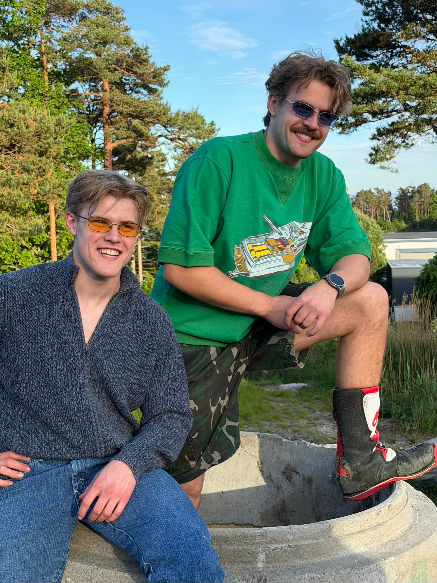 Kortermet sweatshirt