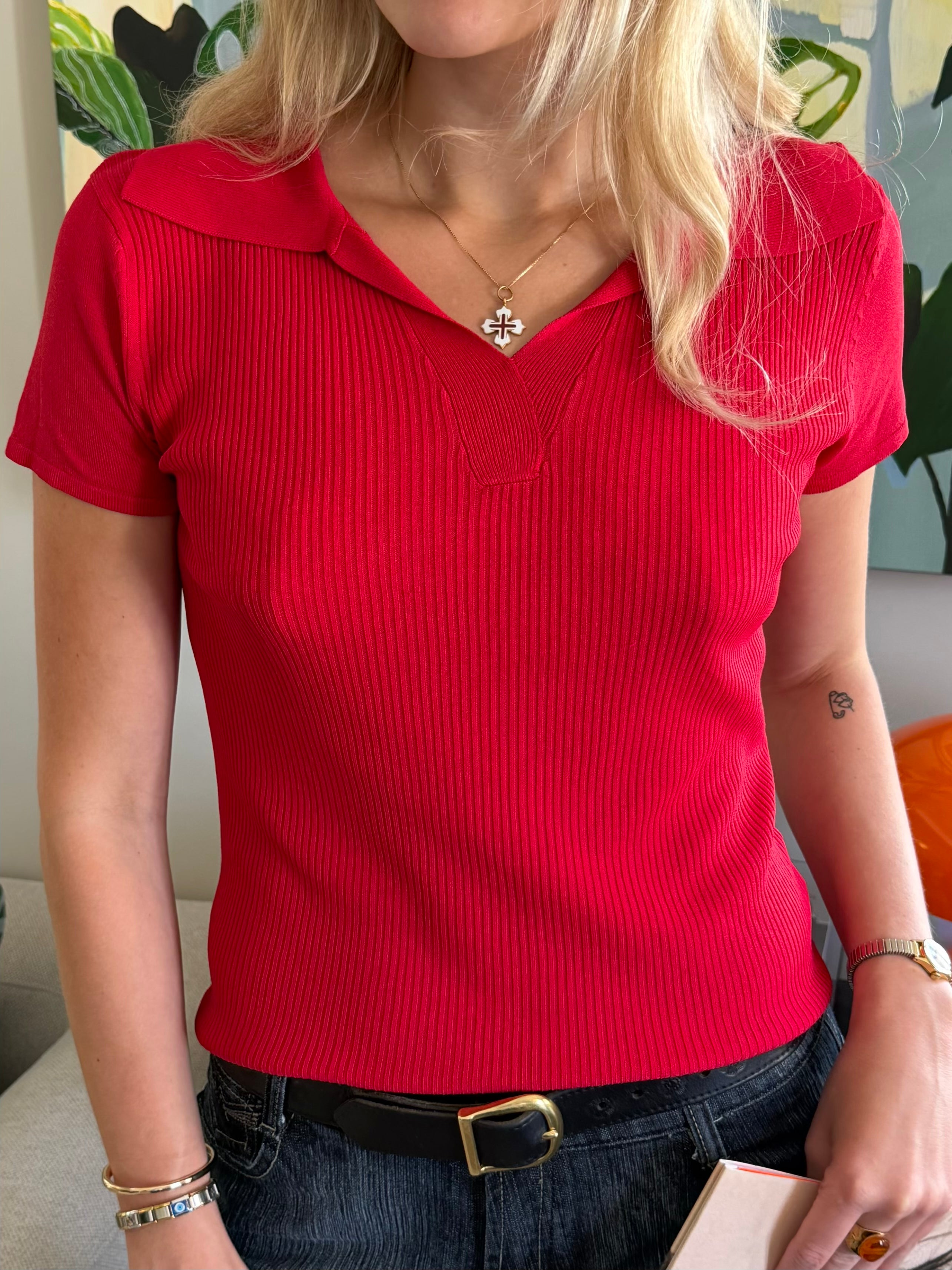 Ribbestrikket polotopp