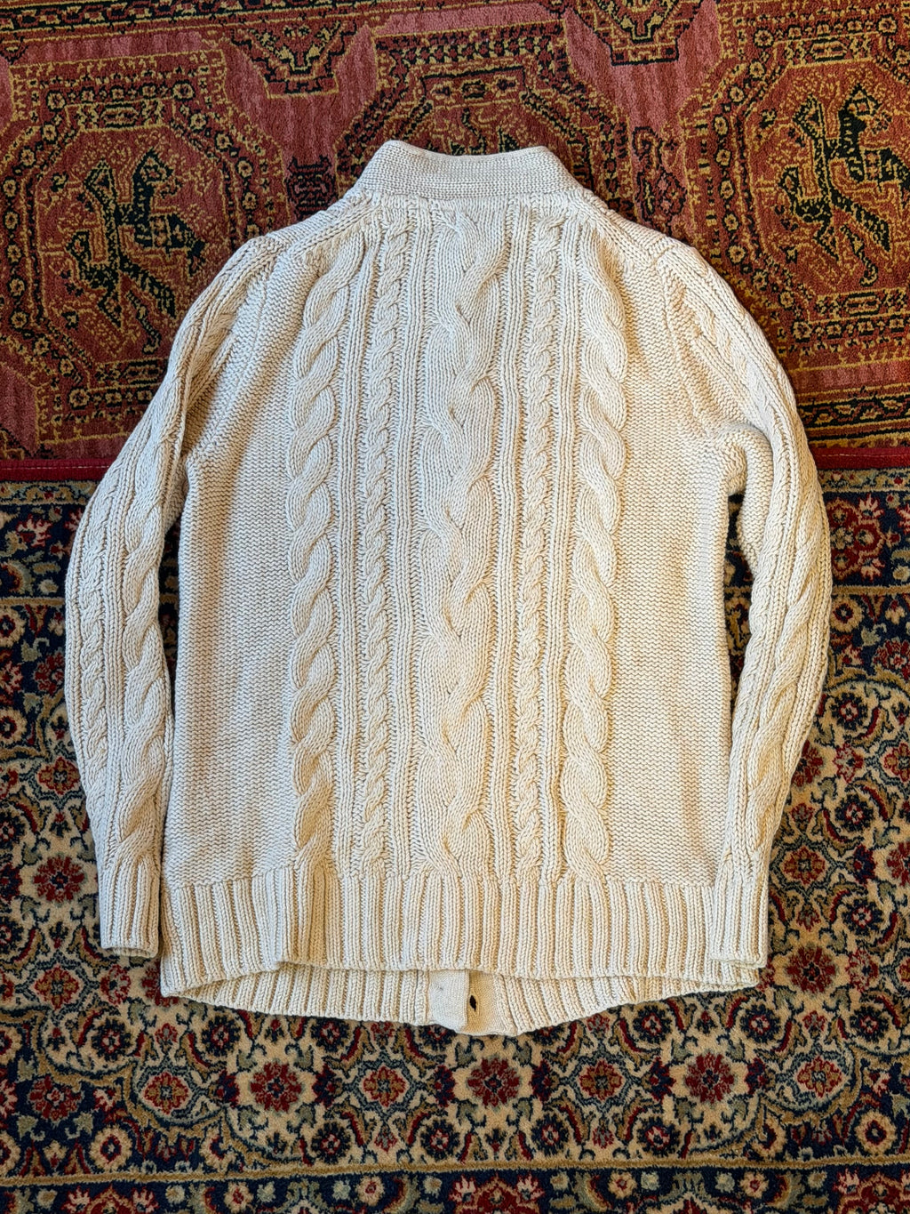 L.L Bean kabelstrikket cardigan