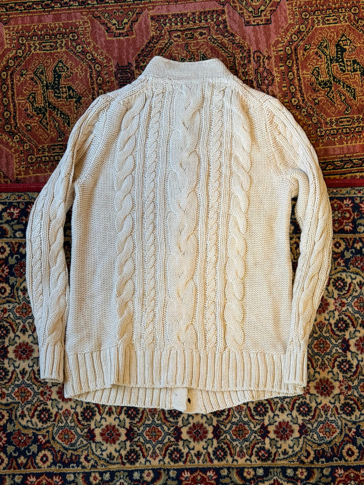 L.L Bean kabelstrikket cardigan