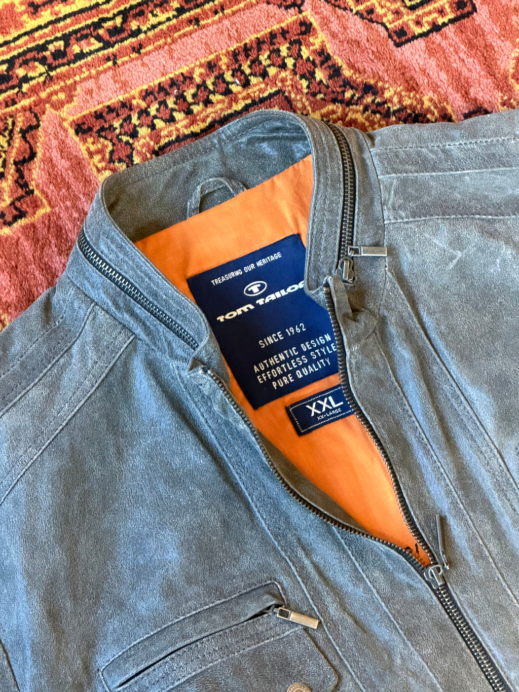 Tom Tailor "Dockyard" Semsket Skinnjakke