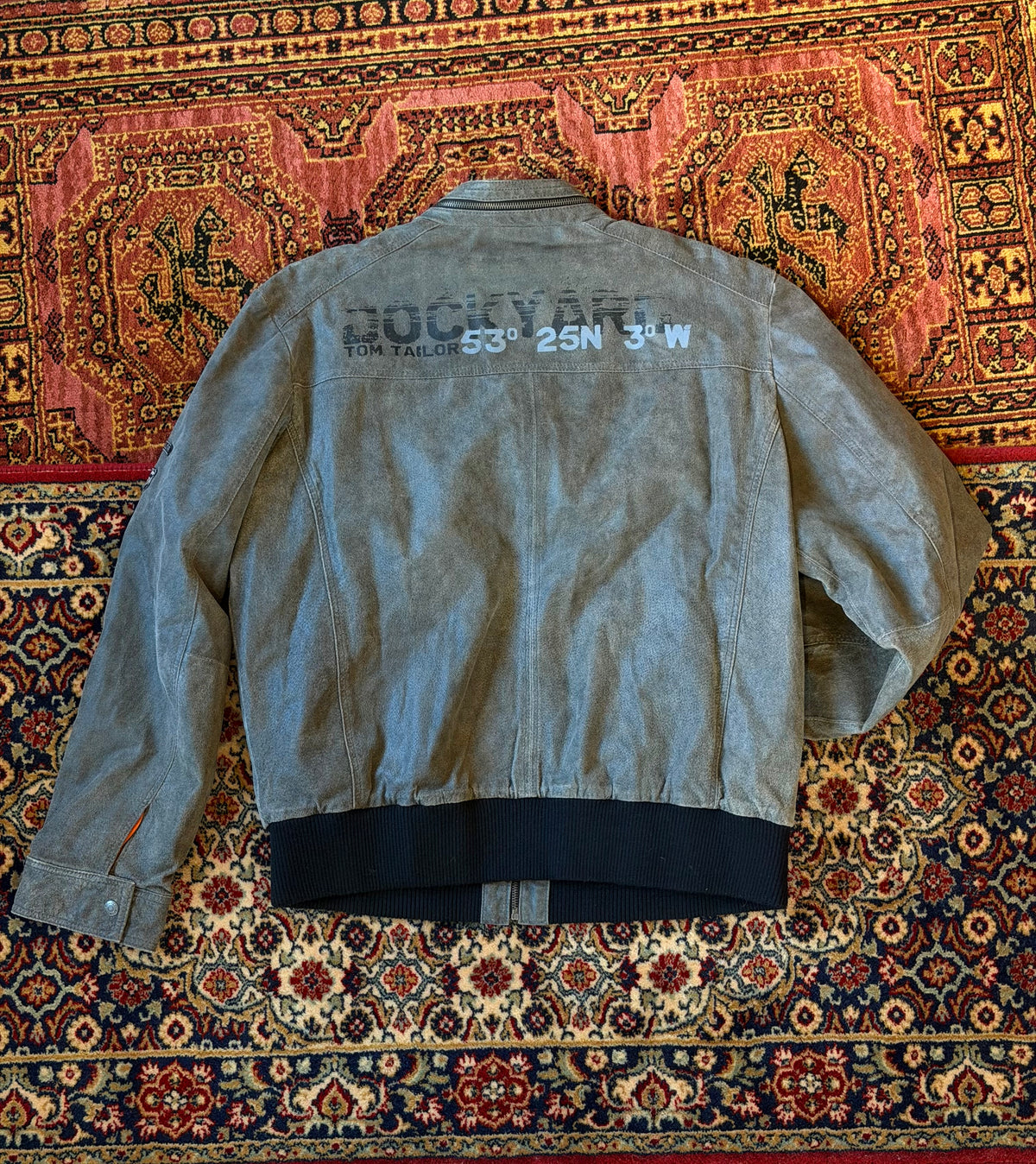 Tom Tailor "Dockyard" Semsket Skinnjakke