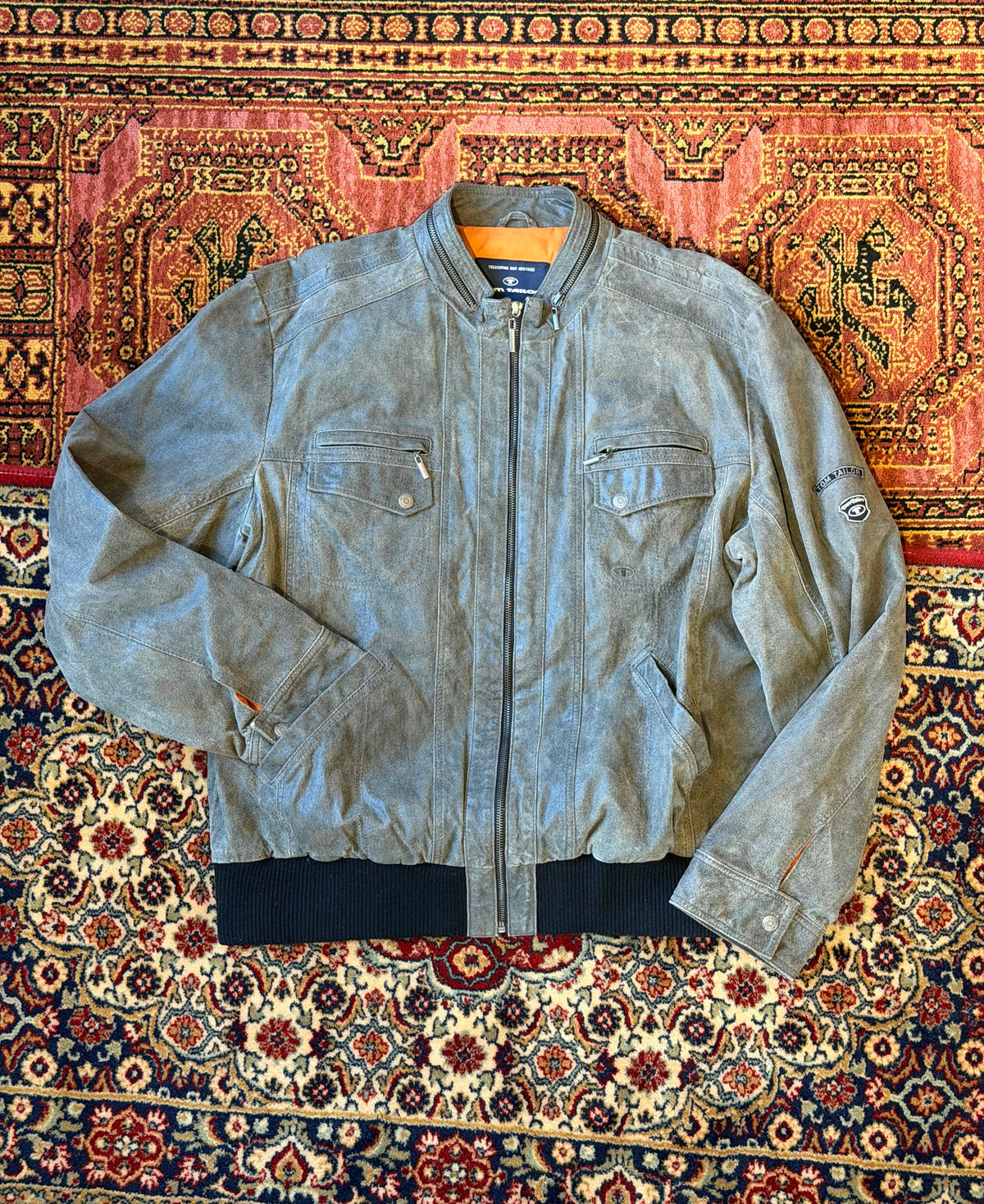 Tom Tailor "Dockyard" Semsket Skinnjakke